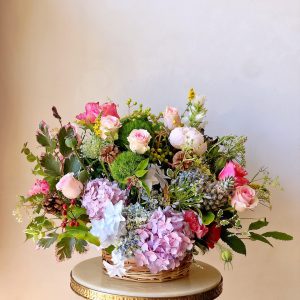 Monet De Fleur Floral Basket